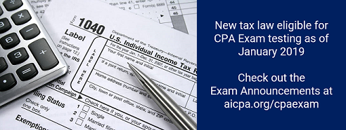 How will the 2017 tax law changes affect your firm's CPA Exam candidates?